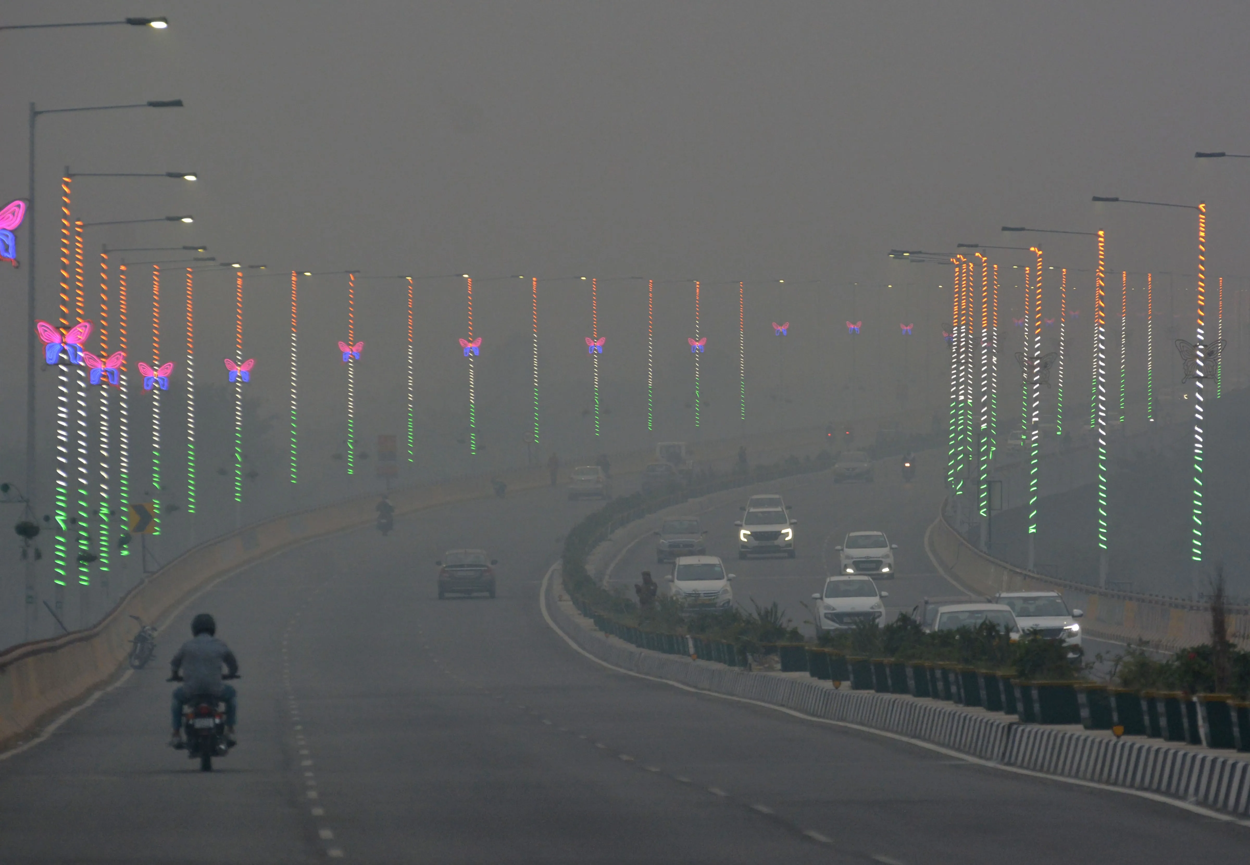 Weather: Haze in Ghaziabad