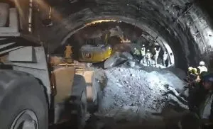 Under-construction tunnel collapsed in Uttarakhand