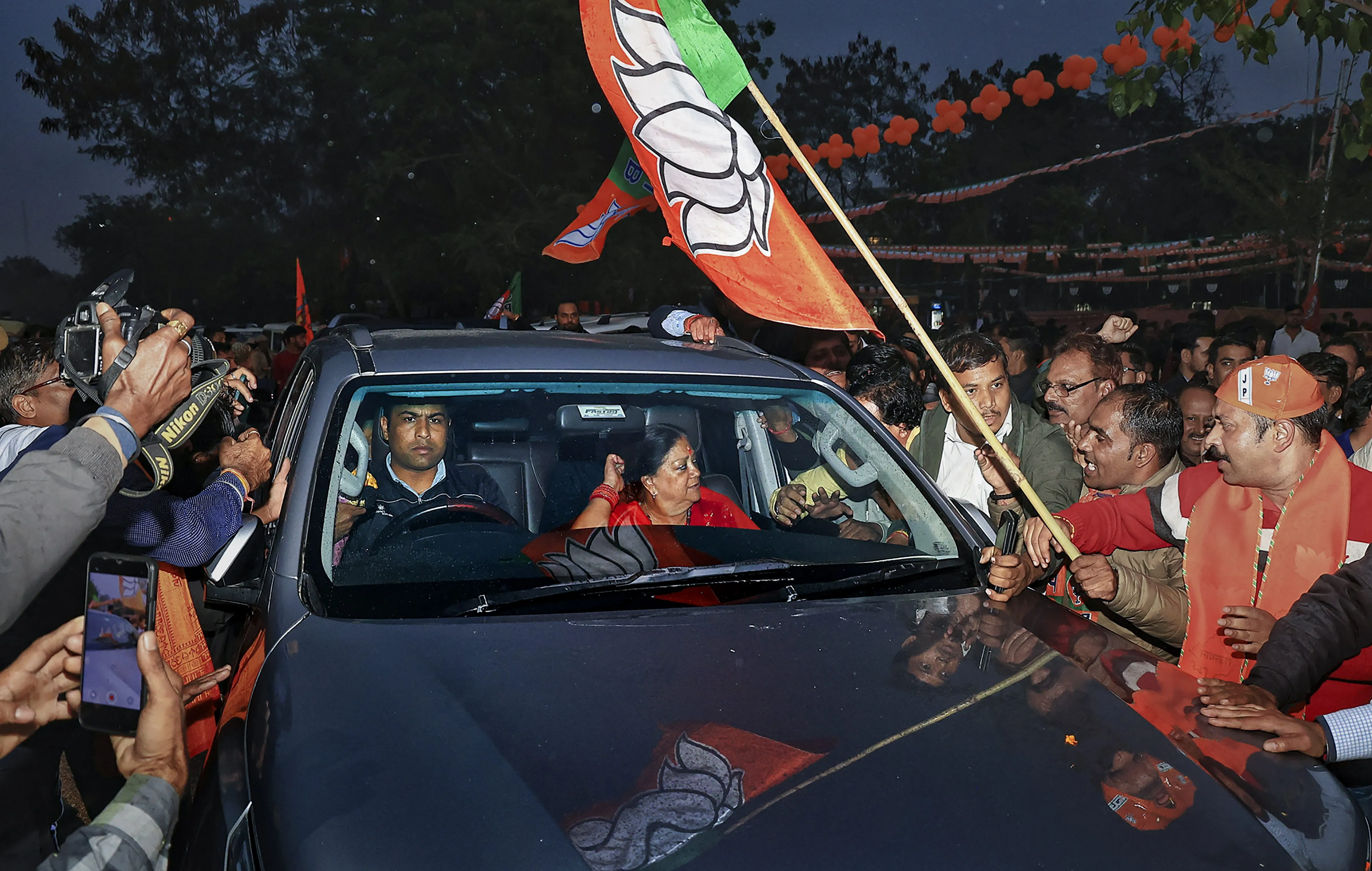 RJ polls: Vasundhara Raje wins