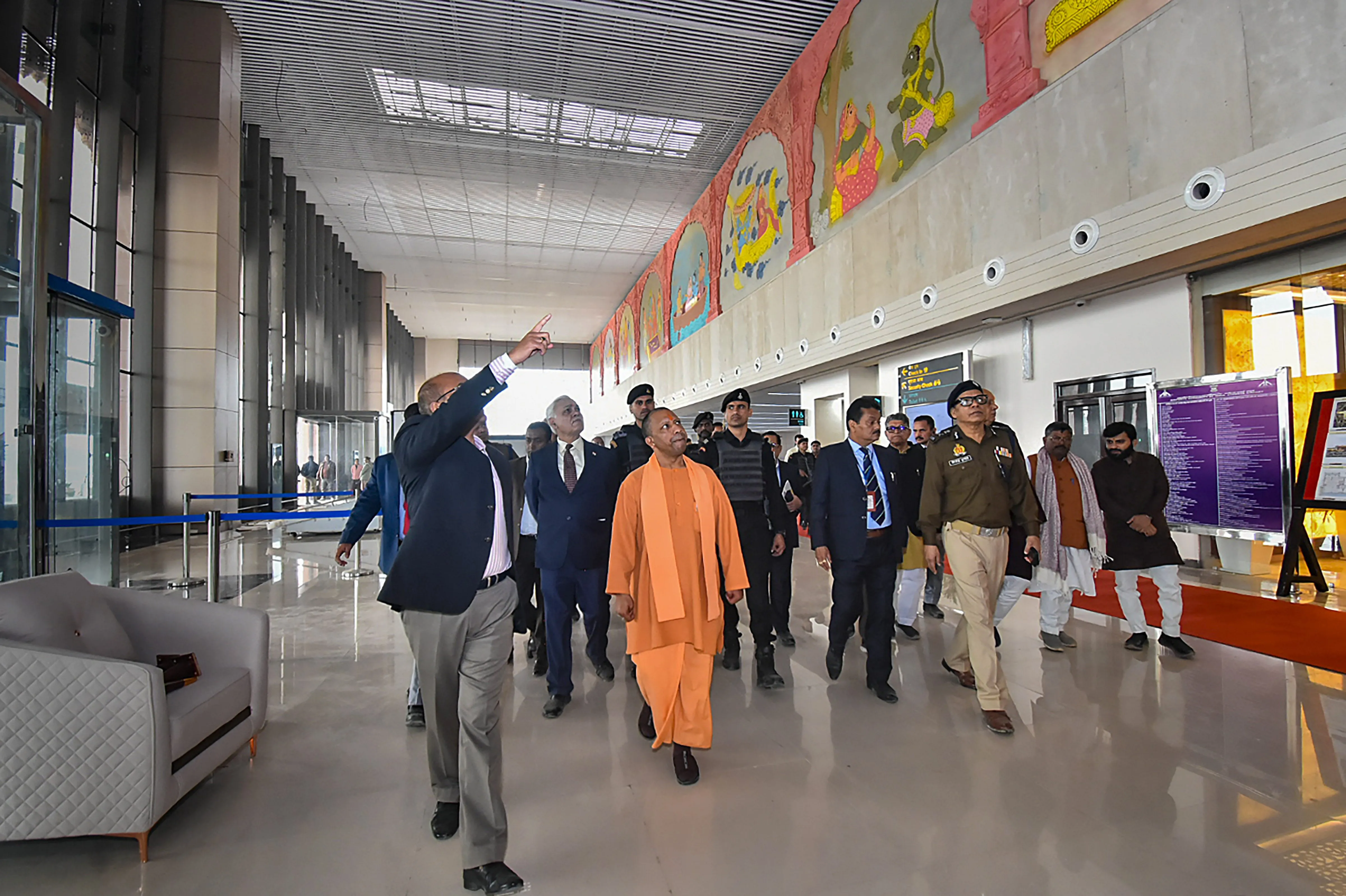 CM Yogi Adityanath in Ayodhya