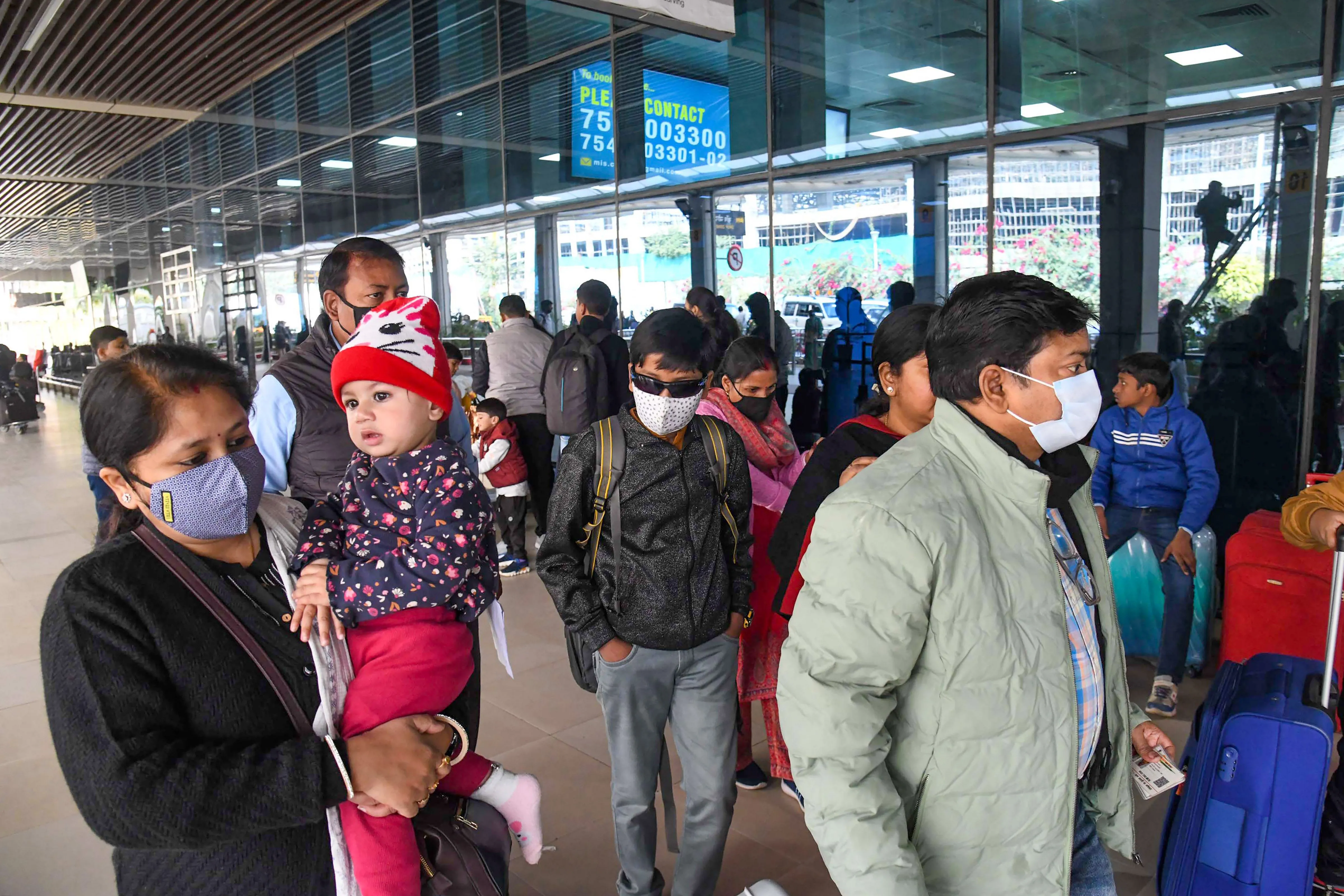 People wear masks due to covid