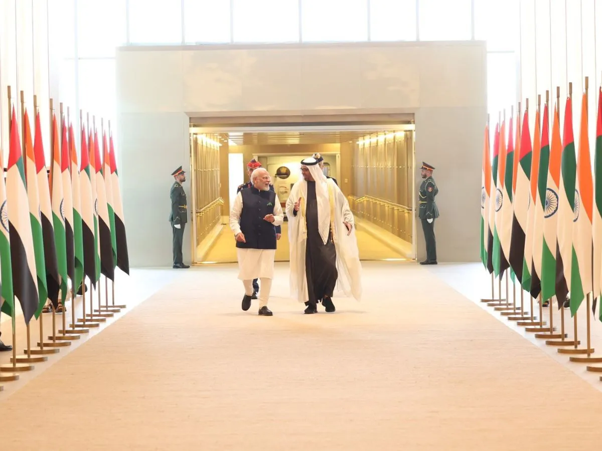 प्रधानमंत्री मोदी ने UAE के राष्ट्रपति के साथ व्यापक चर्चा की, पहले हिंदू मंदिर का करेंगे उद्घाटन, PM Modi UAE Visit: Prime Minister Modi had extensive discussions with the President of UAE, will inaugurate the first Hindu temple