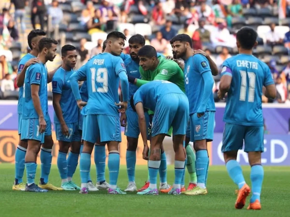 भारत फीफा रैंकिंग में 15 पायदान खिसककर 117वें स्थान पर , FIFA Rankings: India drops 15 places to 117th, worst in seven years