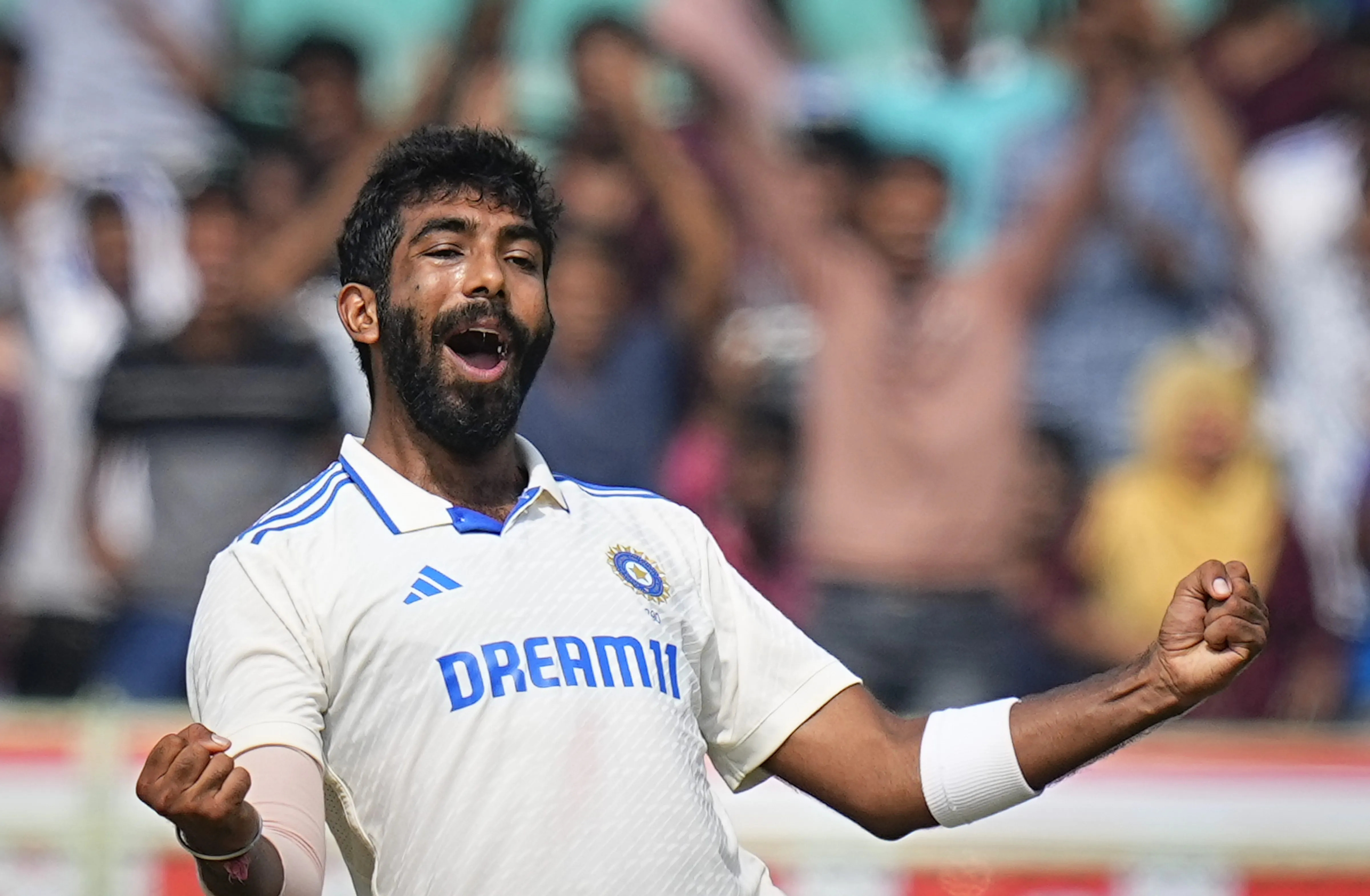 India's bowler Jasprit Bumrah