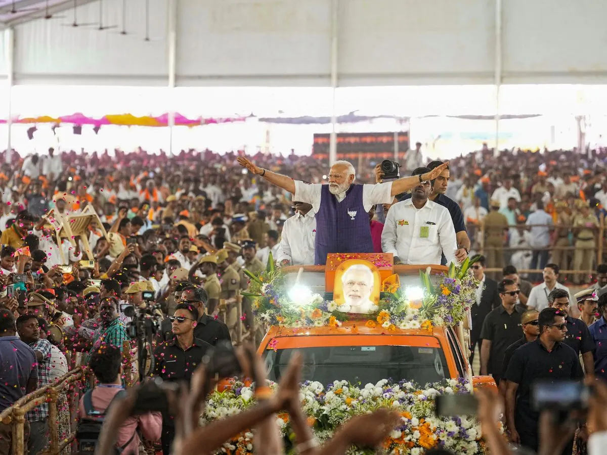 DMK including I.N.D.I.A. But PM Modi attacked, said- those who want destruction of 'Shakti' will themselves be destroyed DMK समेत I.N.D.I.A. पर PM मोदी ने बोला हमला, कहा- जो ‘शक्ति’ का विनाश चाहते हैं वे खुद बर्बाद हो जाएंगे