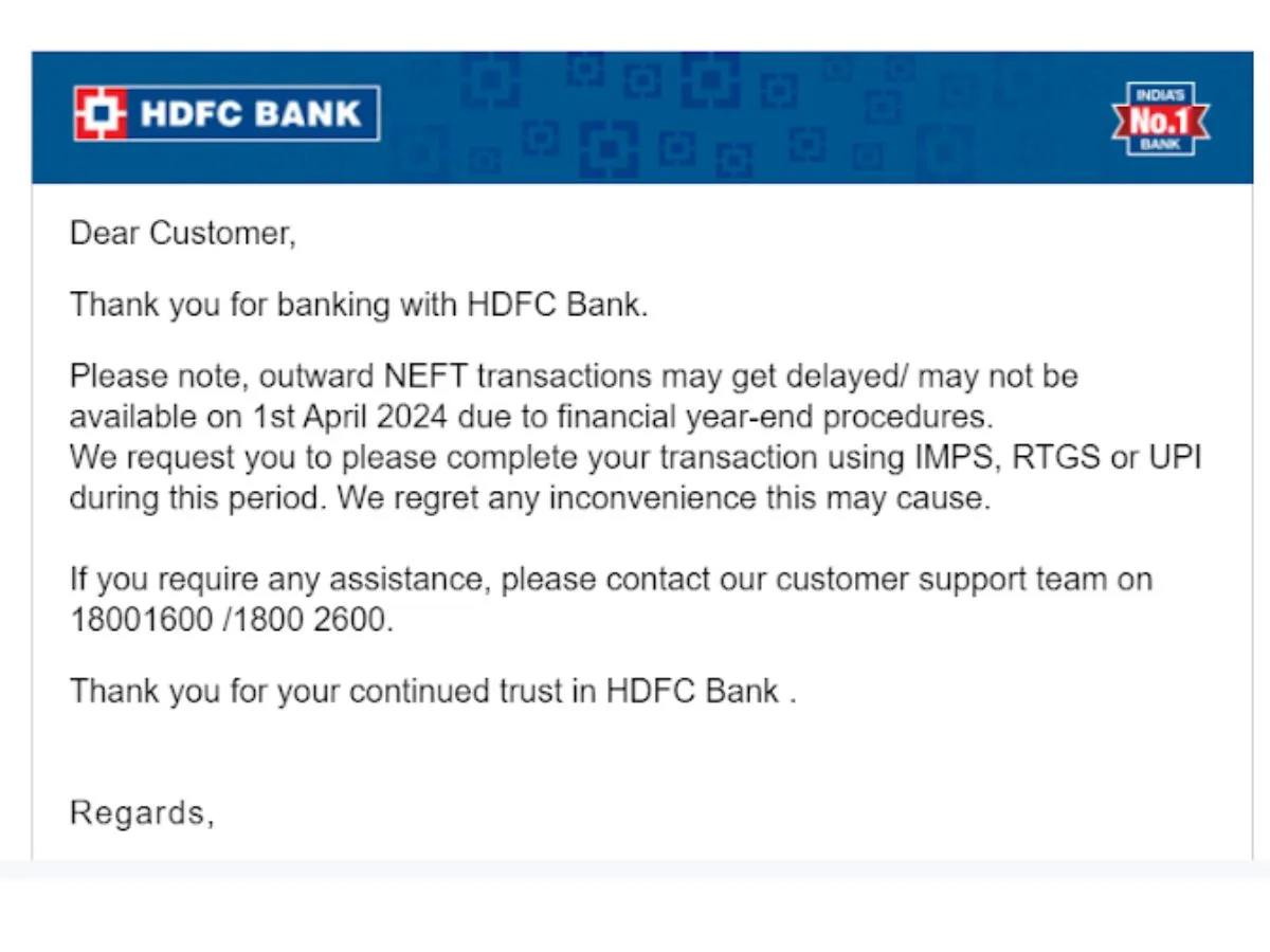 HDFC बैंक में है खाता तो आज नहीं आएगी सैलरी! ये है वजह…,If you have an account in HDFC Bank then your salary will not come today! This is the reason