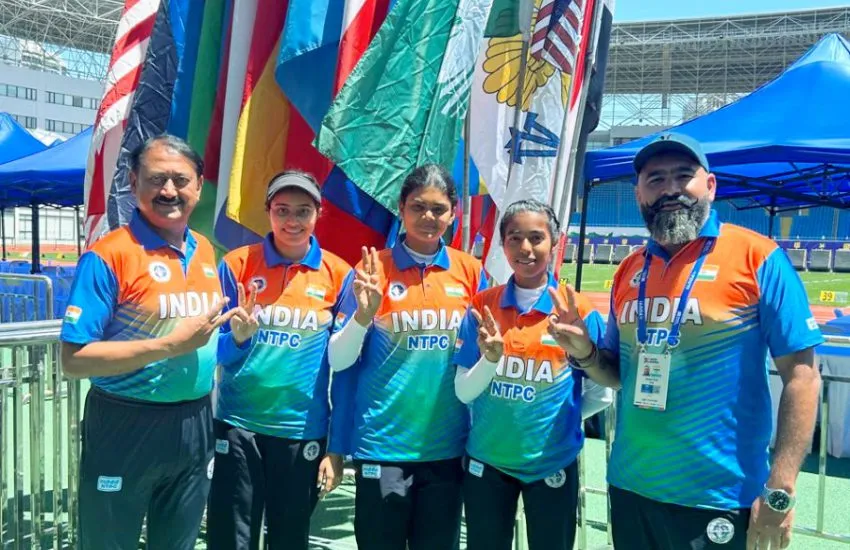 Indian team in Archery world cup