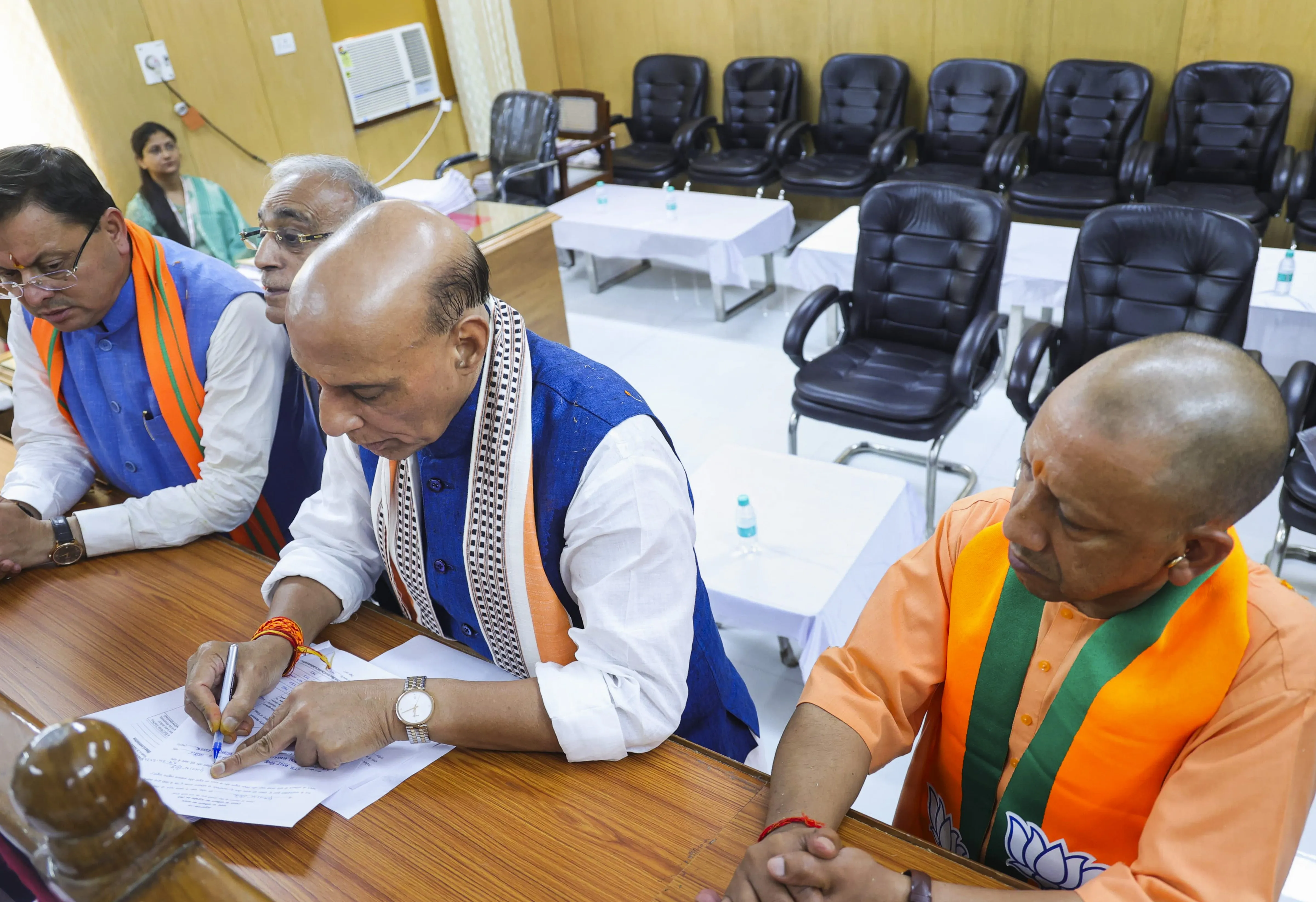 Rajnath Singh files nomination