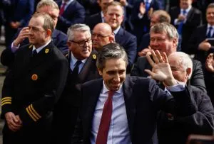 Simon Harris becomes Taoiseach (Prime Minister) of Ireland, in Dublin