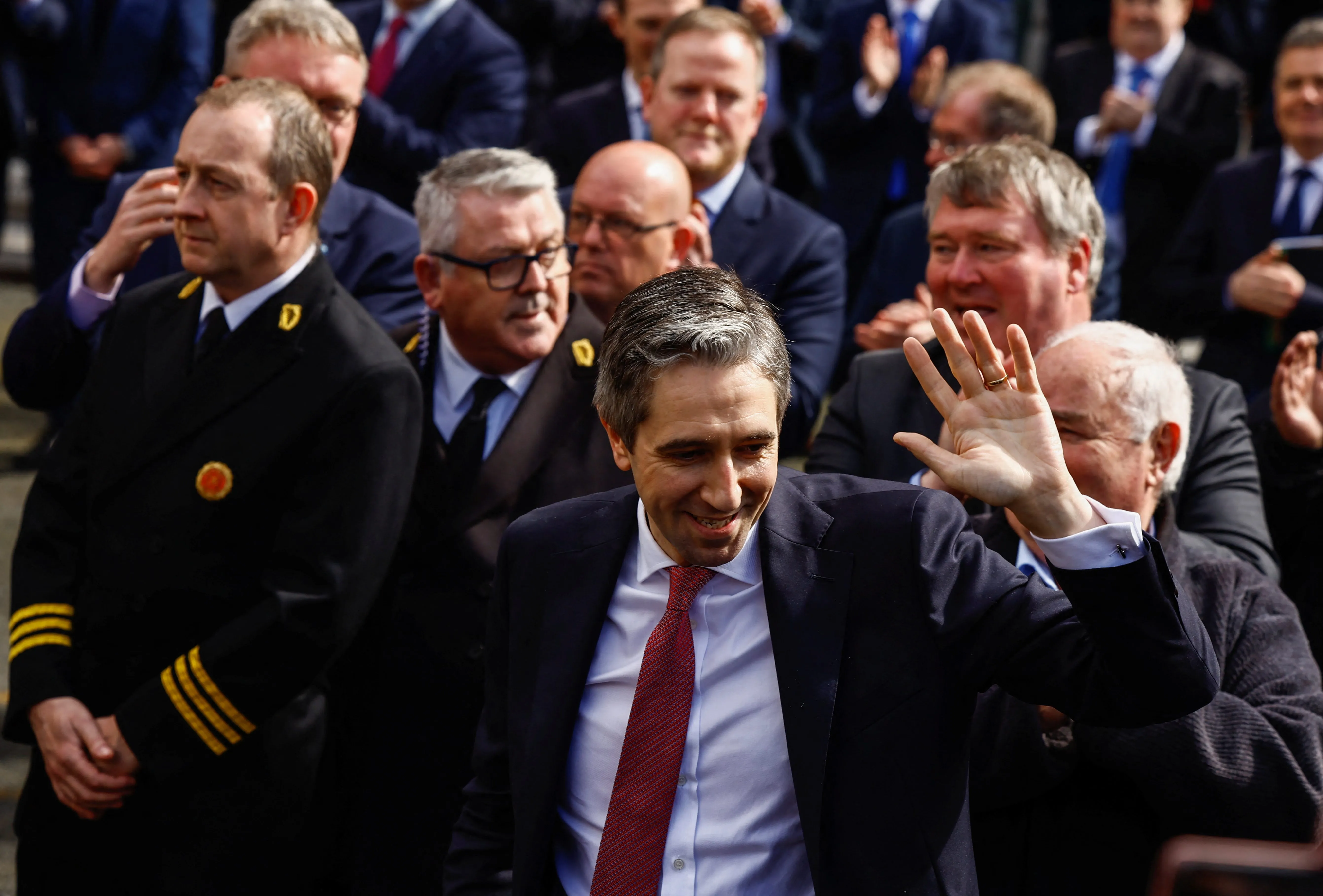 Simon Harris becomes Taoiseach (Prime Minister) of Ireland, in Dublin