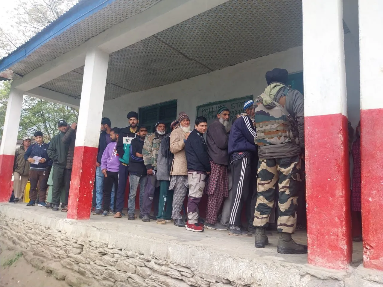 Voting in Udhampur, Jammu and Kashmir