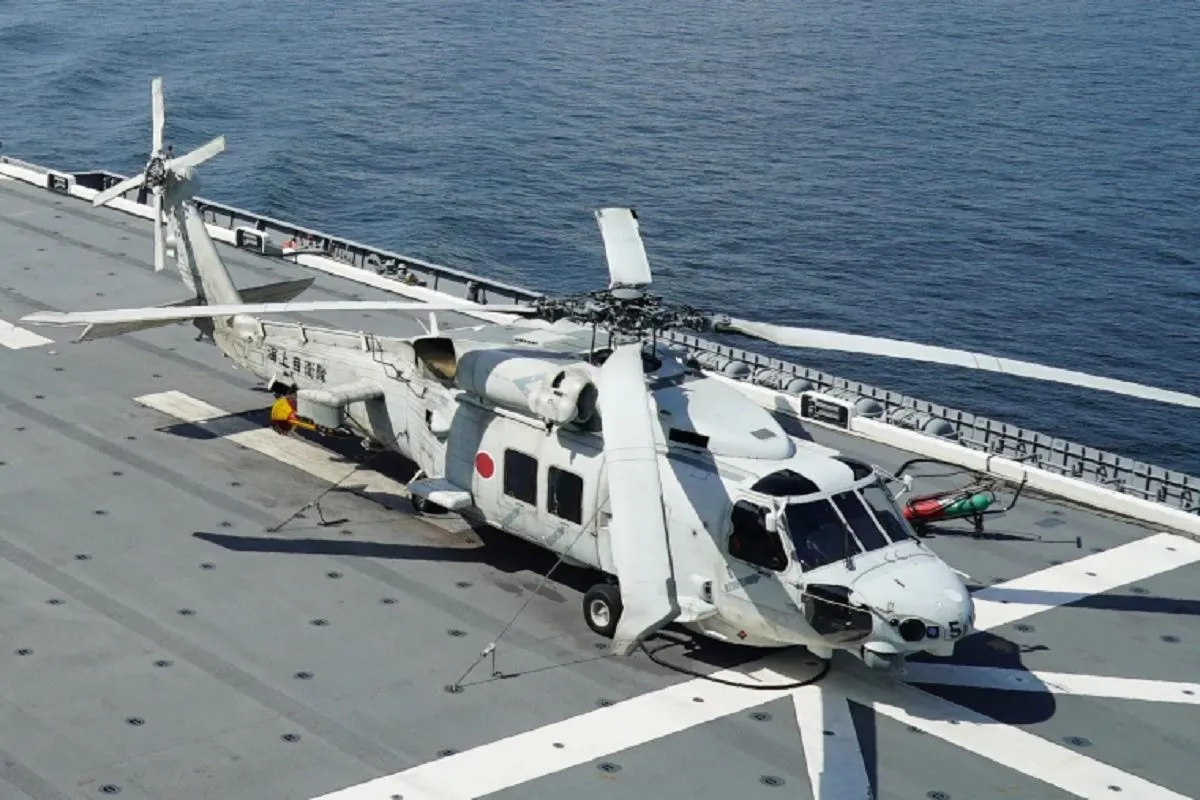Japanese navy helicopters