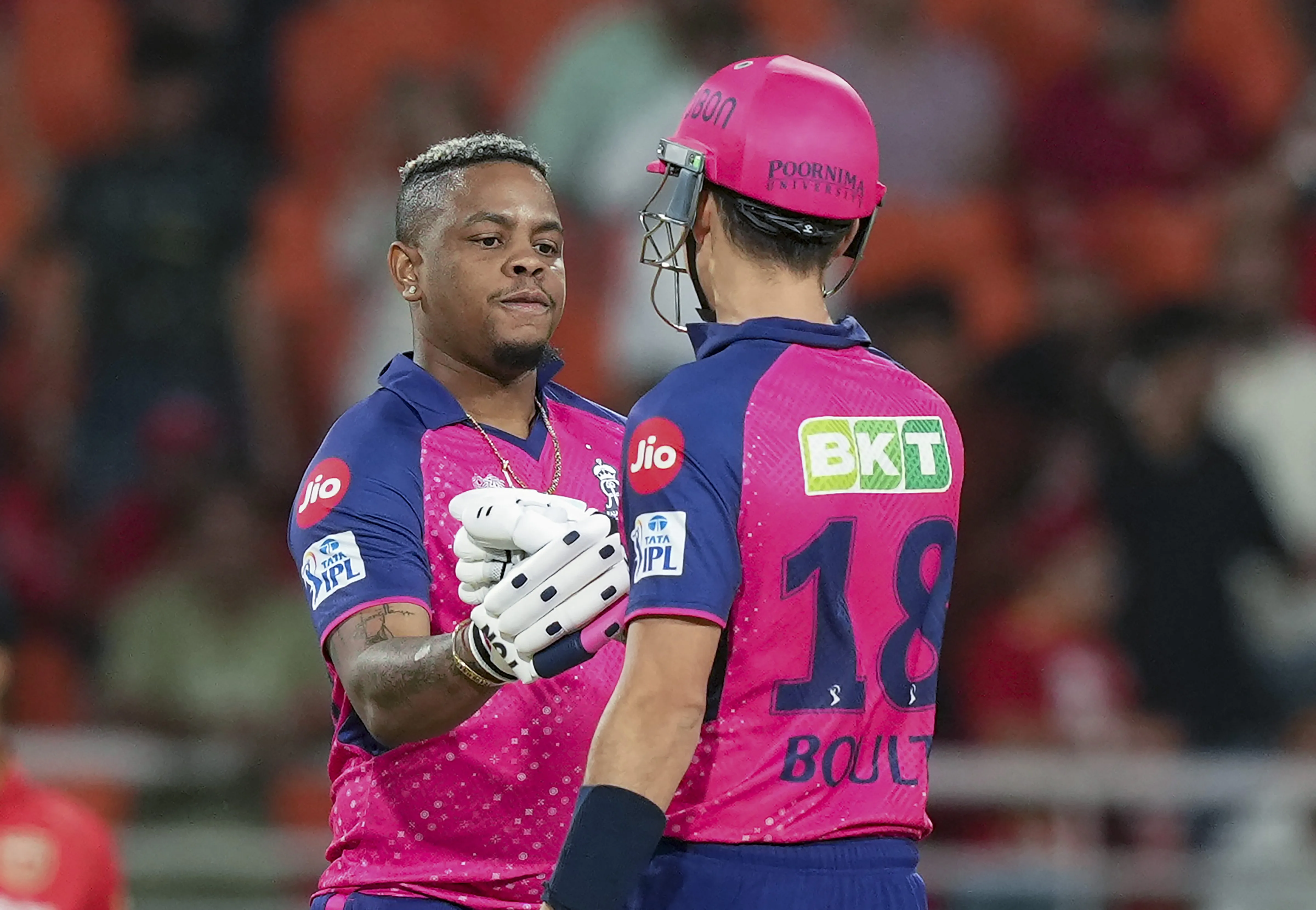 Rajasthan Royals batters Shimron Hetmyer