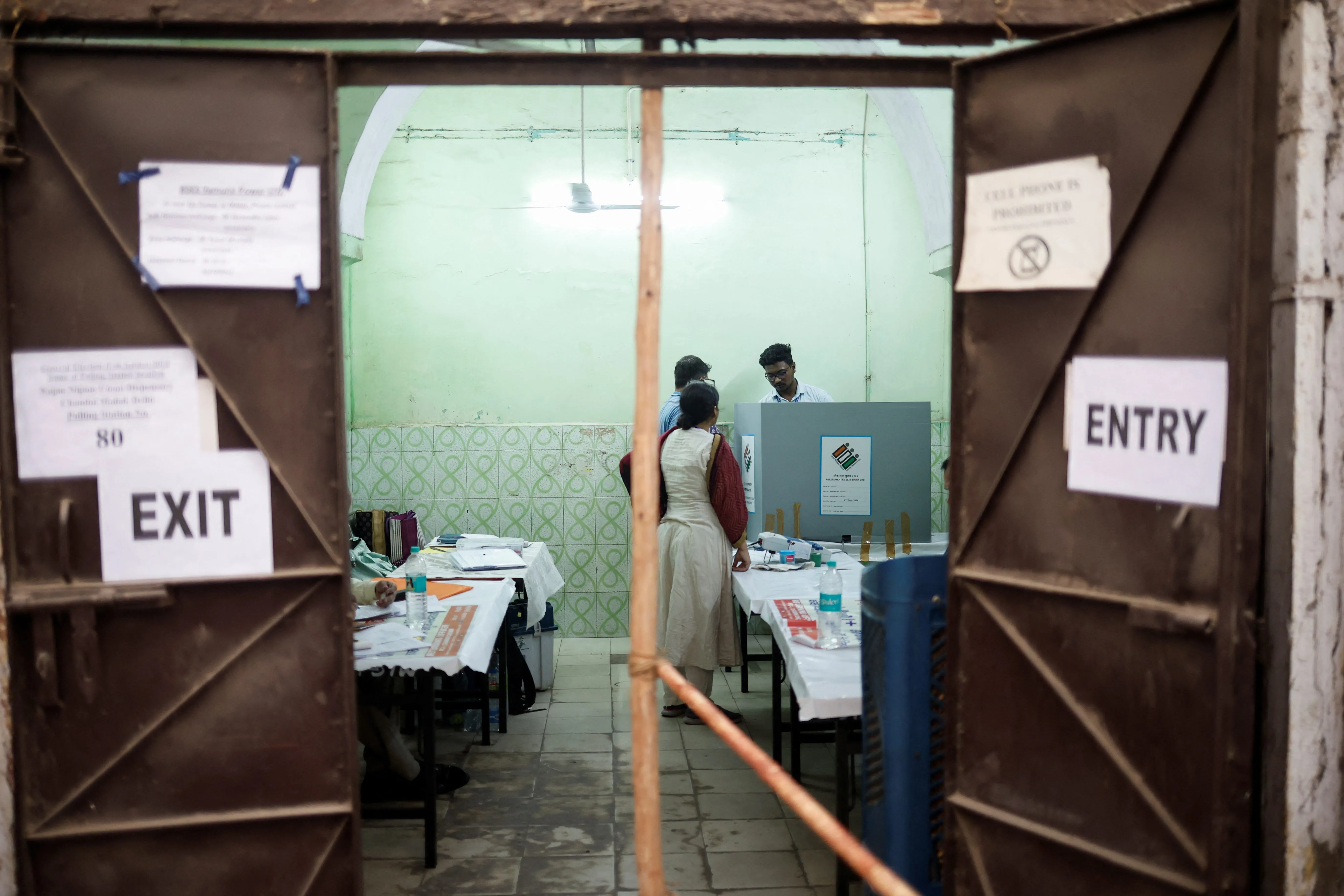 Sixth phase of the general elections, in New Delhi