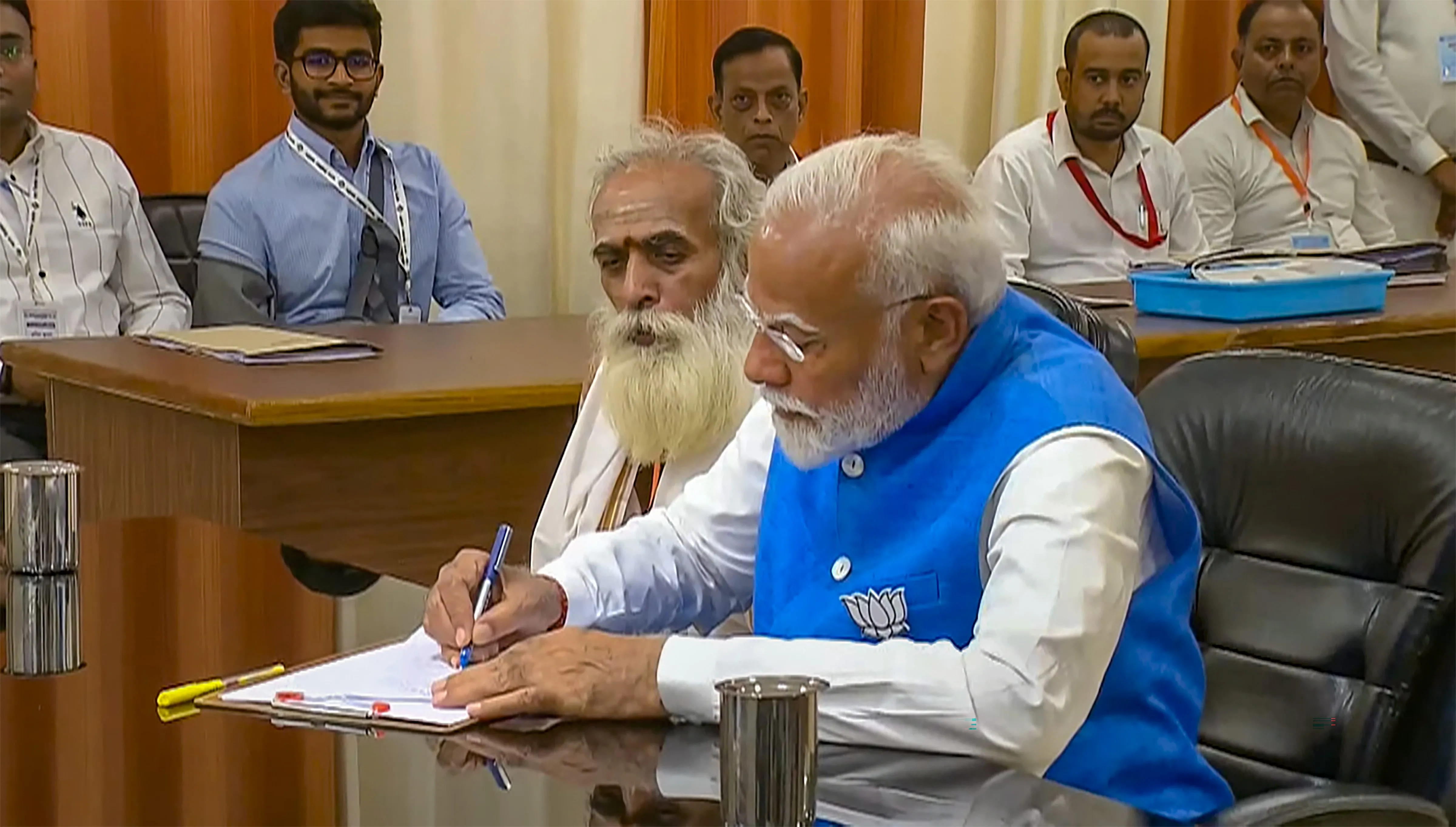 PM Modi's nomination file in Varanasi