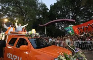 PM Modi Road Show in Mumbai