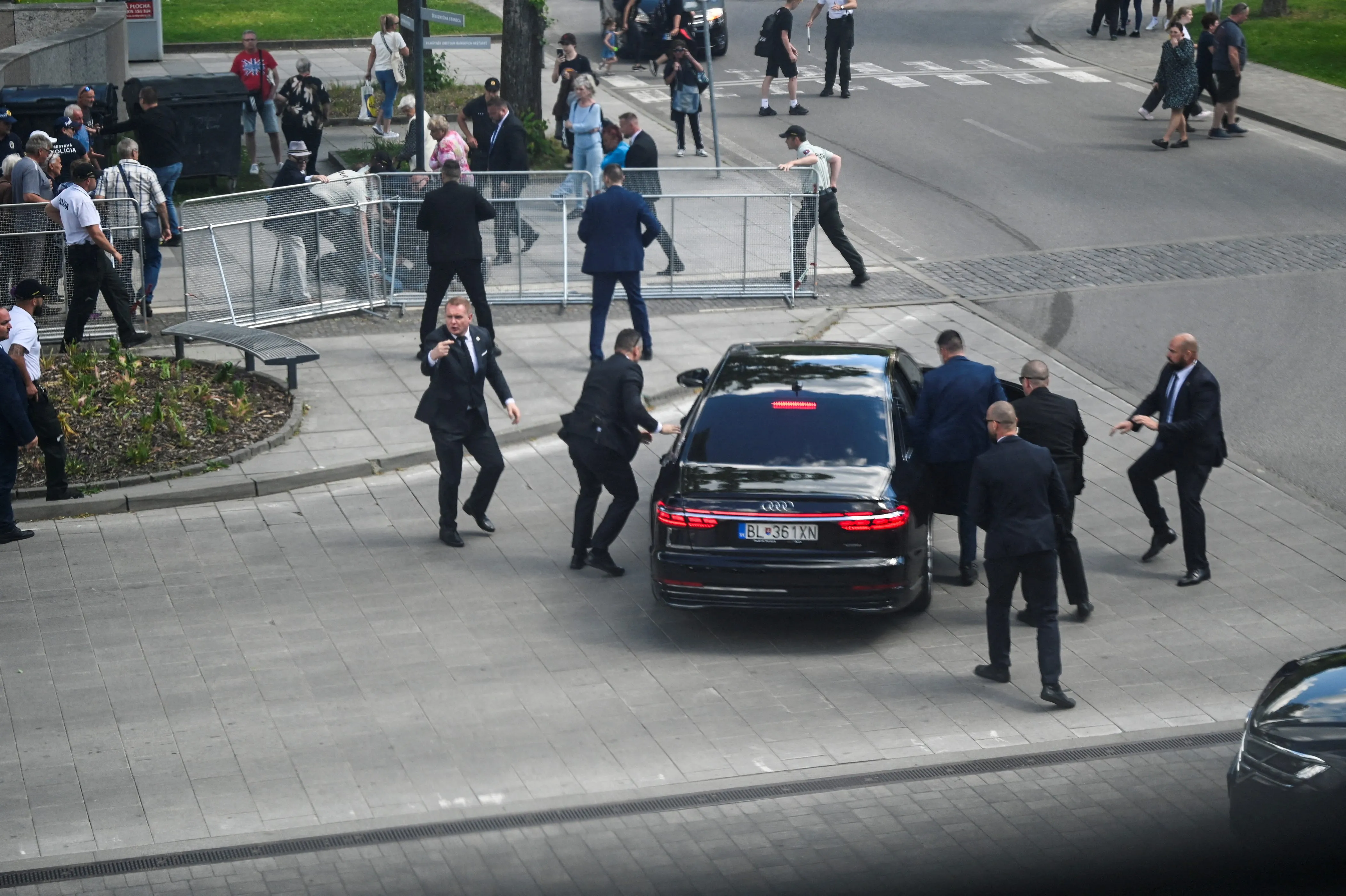 Shooting incident after Slovak government meeting in Handlova