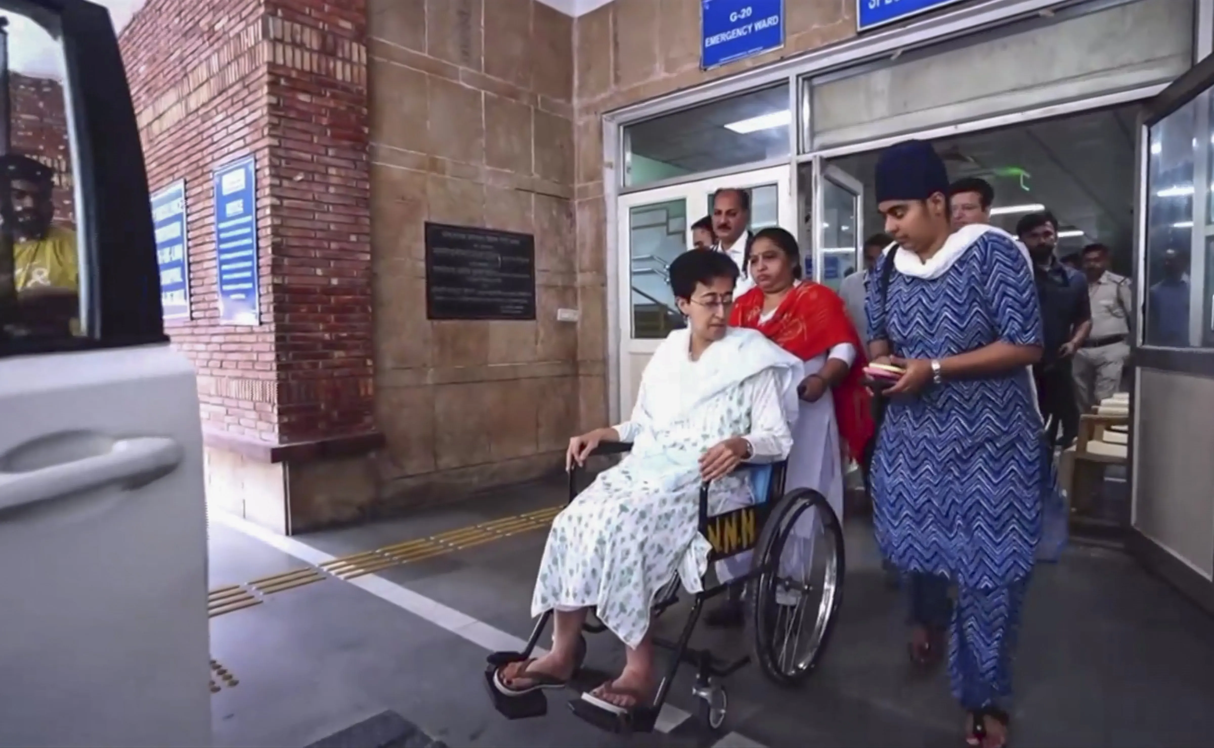 Atishi discharged from LNJP hospital