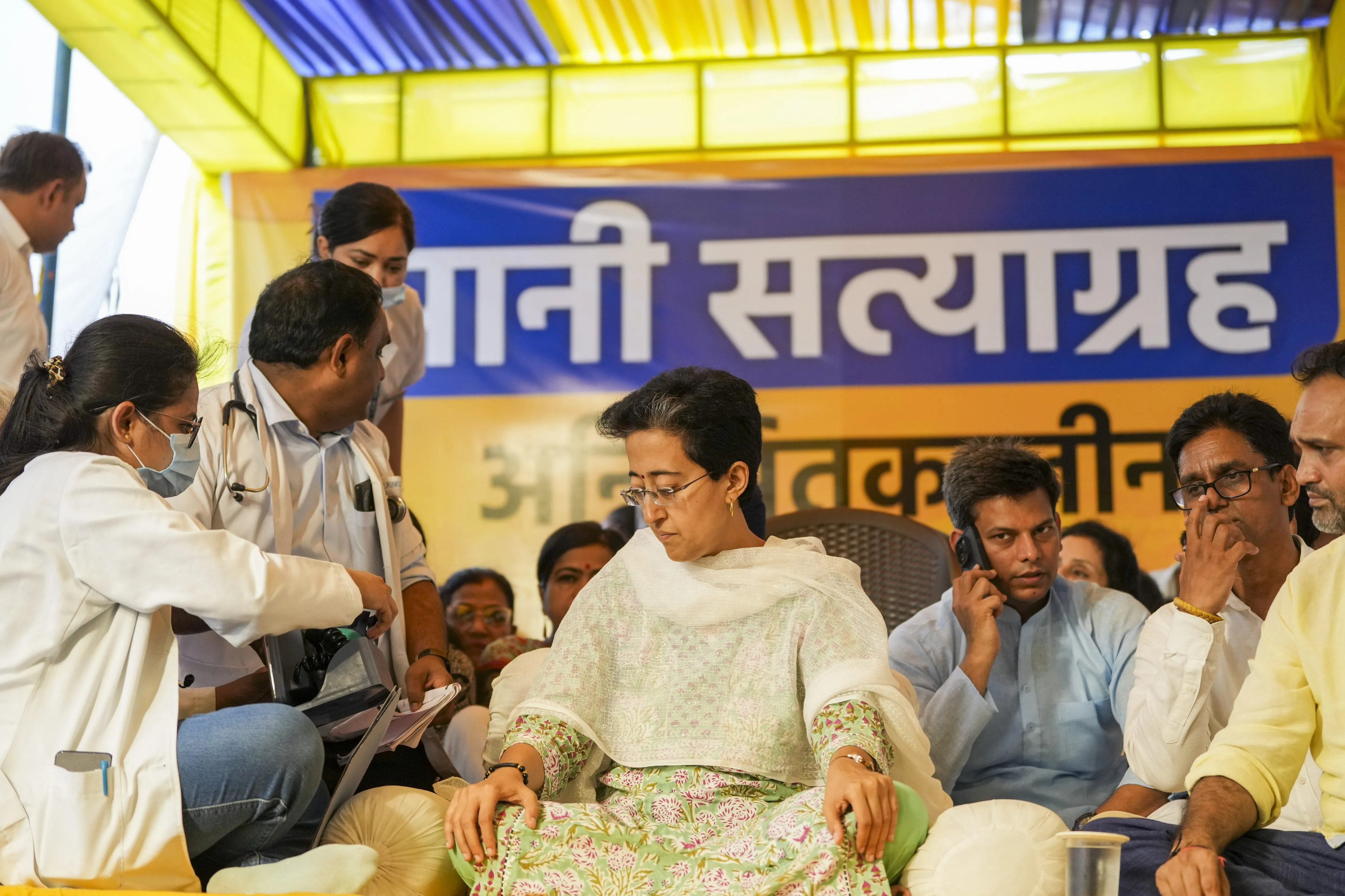 Atishi's hunger strike over Delhi water crisis