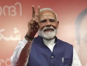 PM Modi at BJP HQ in Delhi