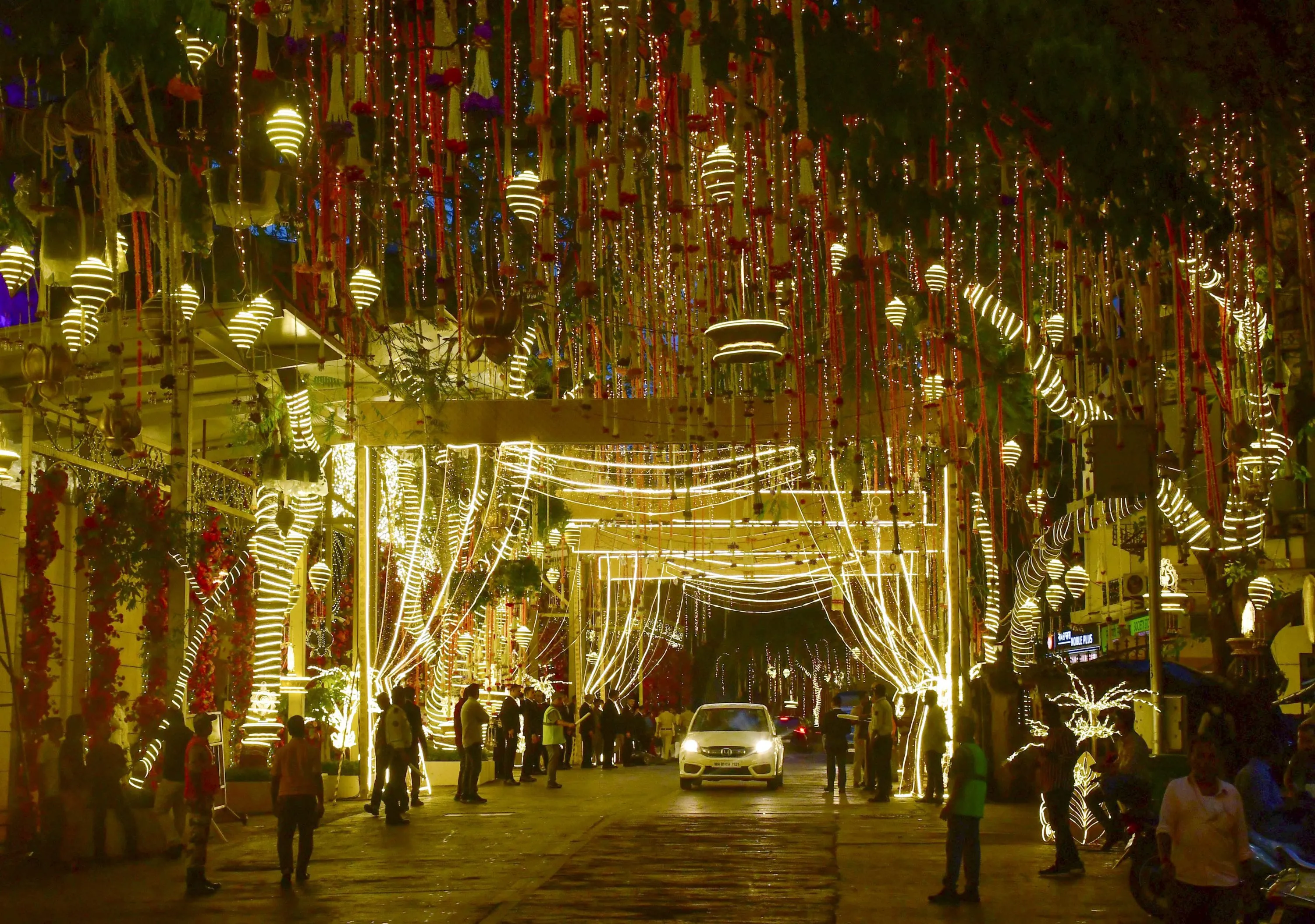 Preps for Anant Ambani's wedding
