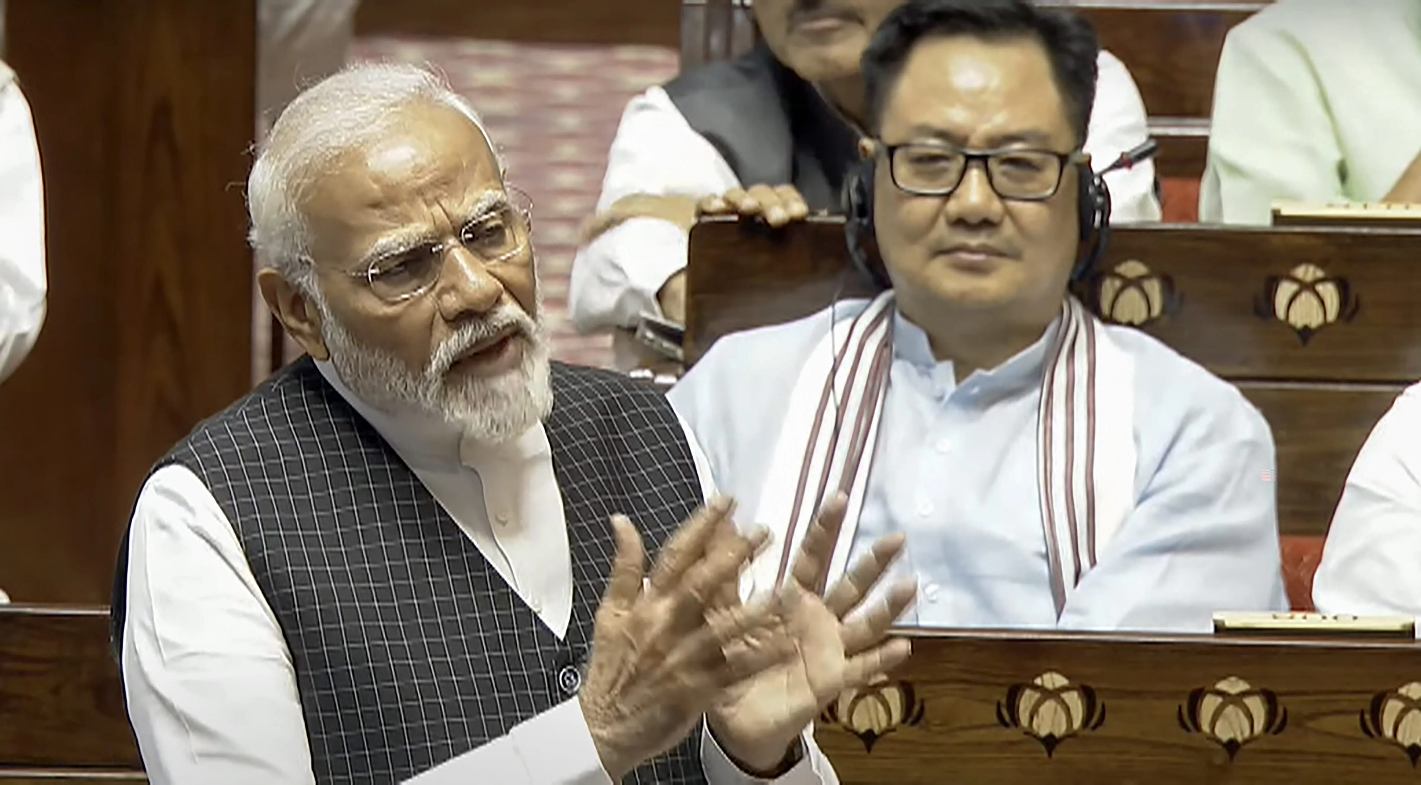 PM Modi replies to Motion of Thanks in Rajya Sabha