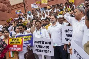 Protest In Parliament