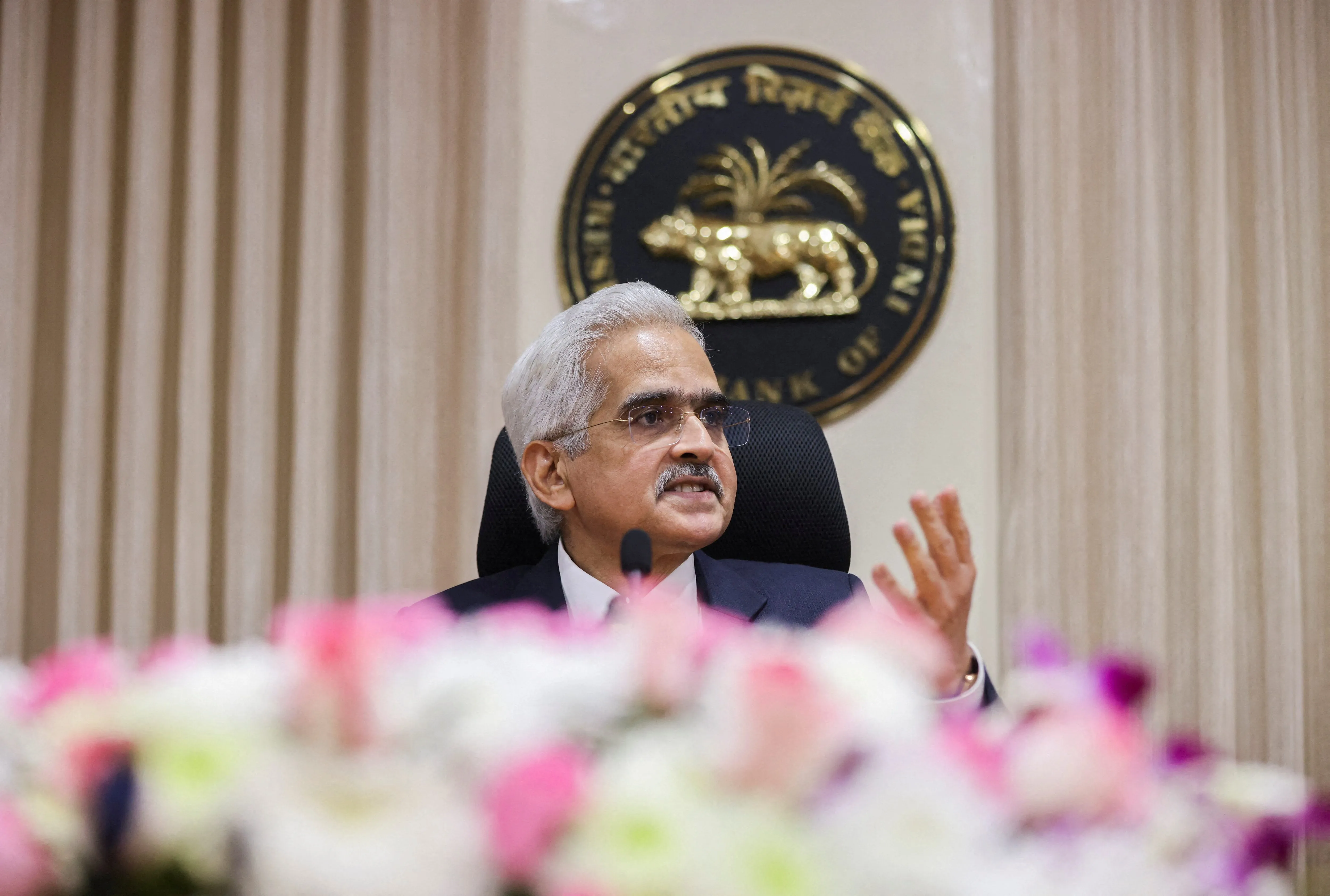 FILE PHOTO: Reserve Bank of India (RBI) Governor Shaktikanta Das