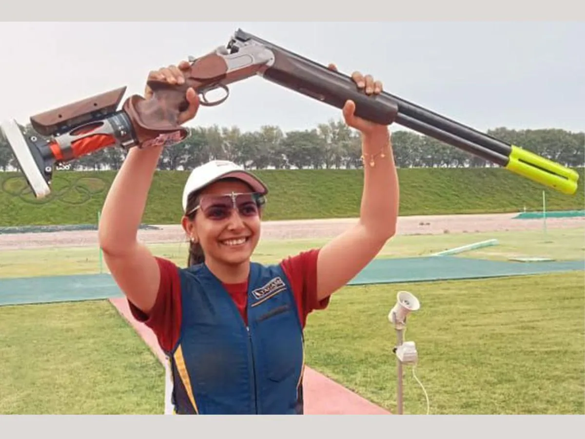 Paris Olympics 2024: Maheshwari Chauhan in the race to make the final in women's skeet, Anantjit out in men's category Paris Olympics 2024: महेश्वरी चौहान महिला स्कीट में फाइनल में जगह बनाने की दौड़ में, अनंतजीत पुरुष वर्ग में बाहर