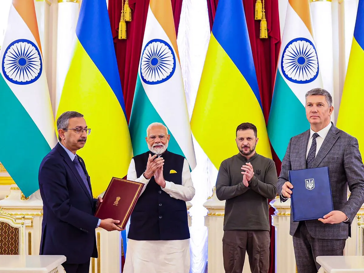 PM Modi advocated focusing on economic, trade relations between India and Ukraine, also gave statement on war with Russia PM मोदी ने की भारत-यूक्रेन के बीच आर्थिक, व्यापारिक संबंधों पर ध्यान देने की वकालत, रूस से युद्ध पर भी दिया बयान