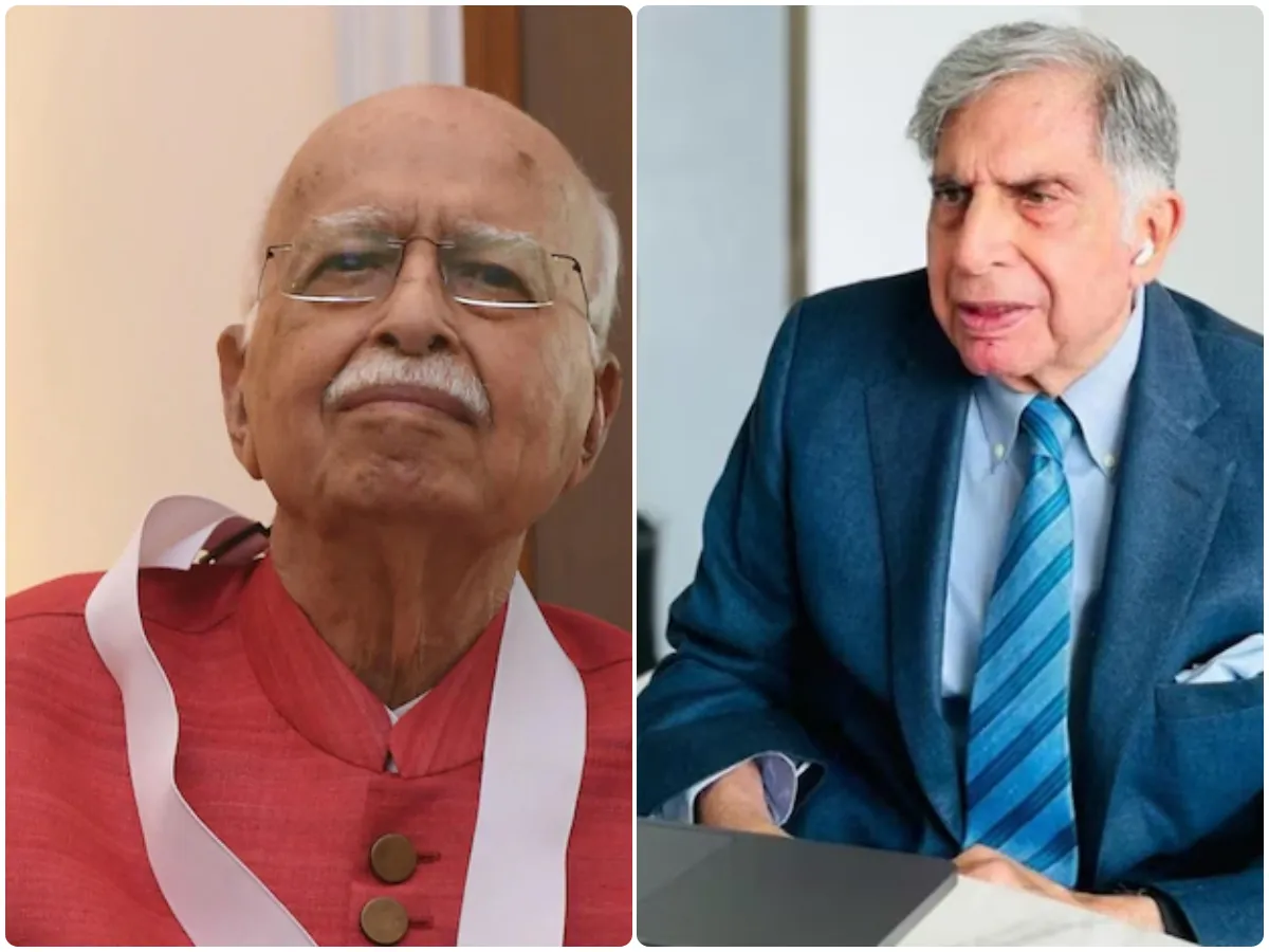 LK Advani and Ratan Tata