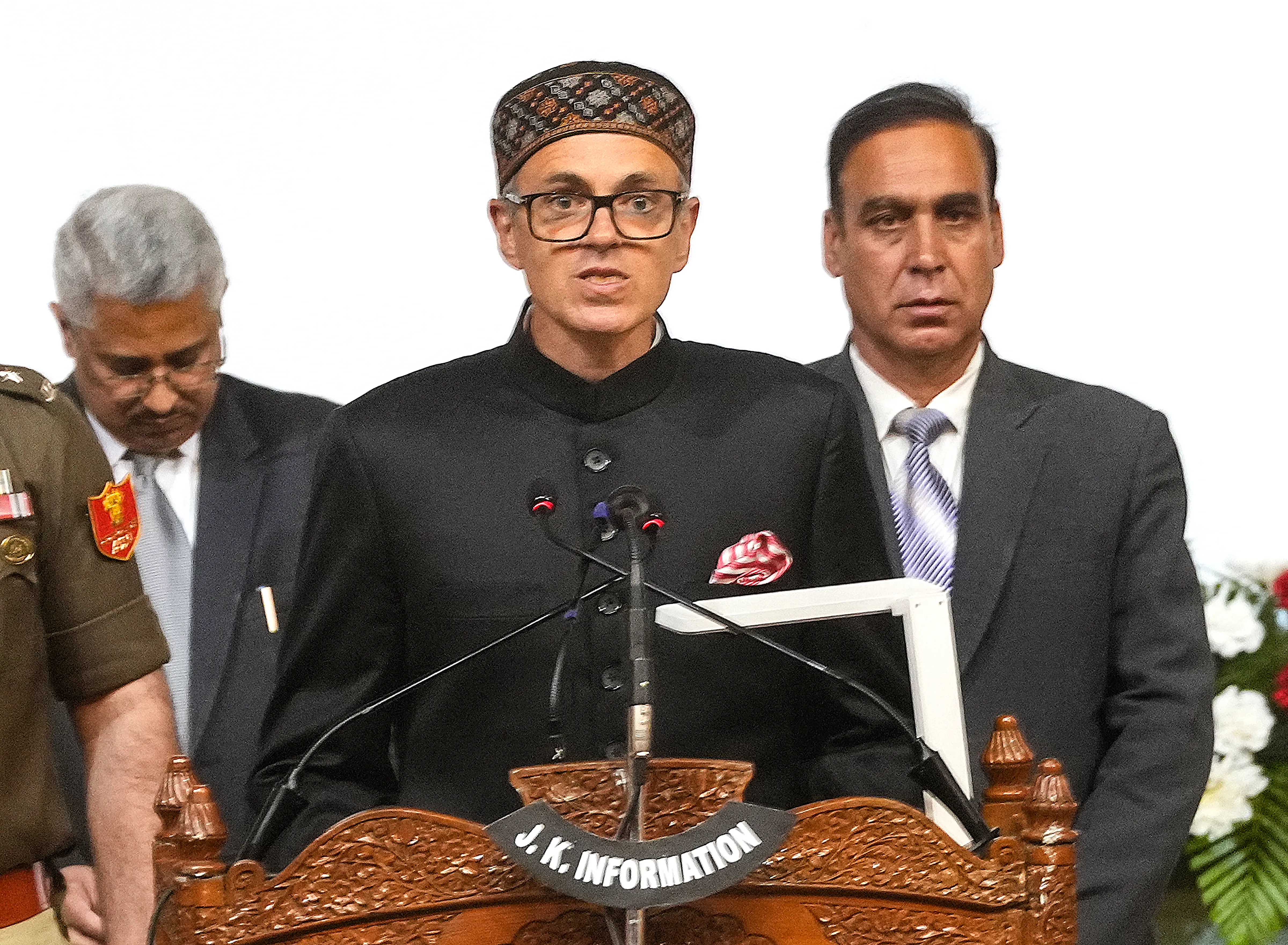 Swearing-in ceremony of new J&K govt
