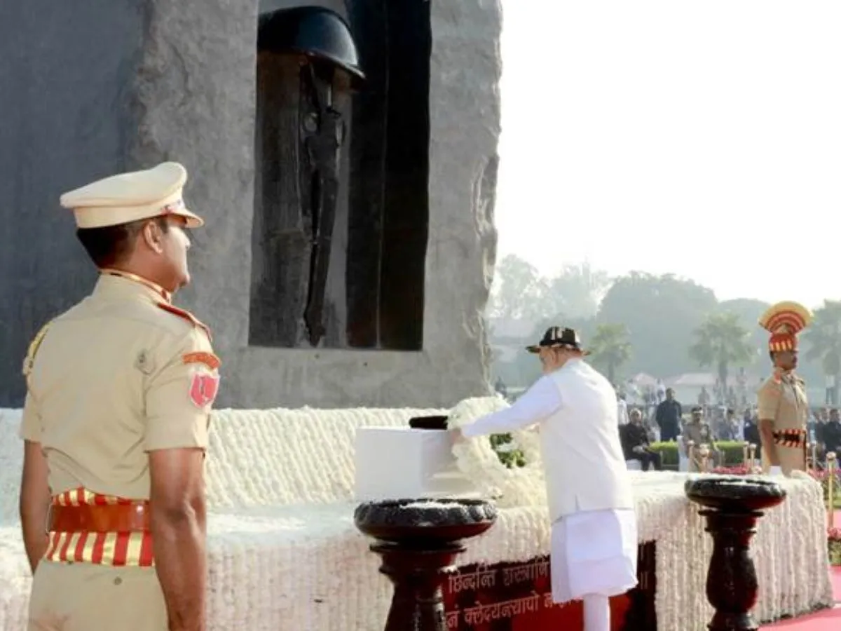 Police Commemoration Day: अमित शाह ने पुलिस स्मृति दिवस के अवसर पर शहीद  पुलिस कर्मियों को श्रद्धांजलि दी - police commemoration day amit shah paid  tribute to martyred police personnel on the