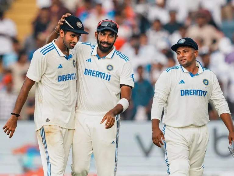 India vs New Zealand: हरफनमौला वाशिंगटन सुंदर ने टेस्ट टीम में वापसी को बनाया यादगार, भारत ने न्यूजीलैंड को 259 रन पर समेटा India vs New Zealand: हरफनमौला वाशिंगटन सुंदर ने टेस्ट टीम में वापसी को बनाया यादगार, भारत ने न्यूजीलैंड को 259 रन पर समेटा