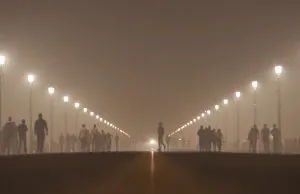 Weather: Air pollution in Delhi