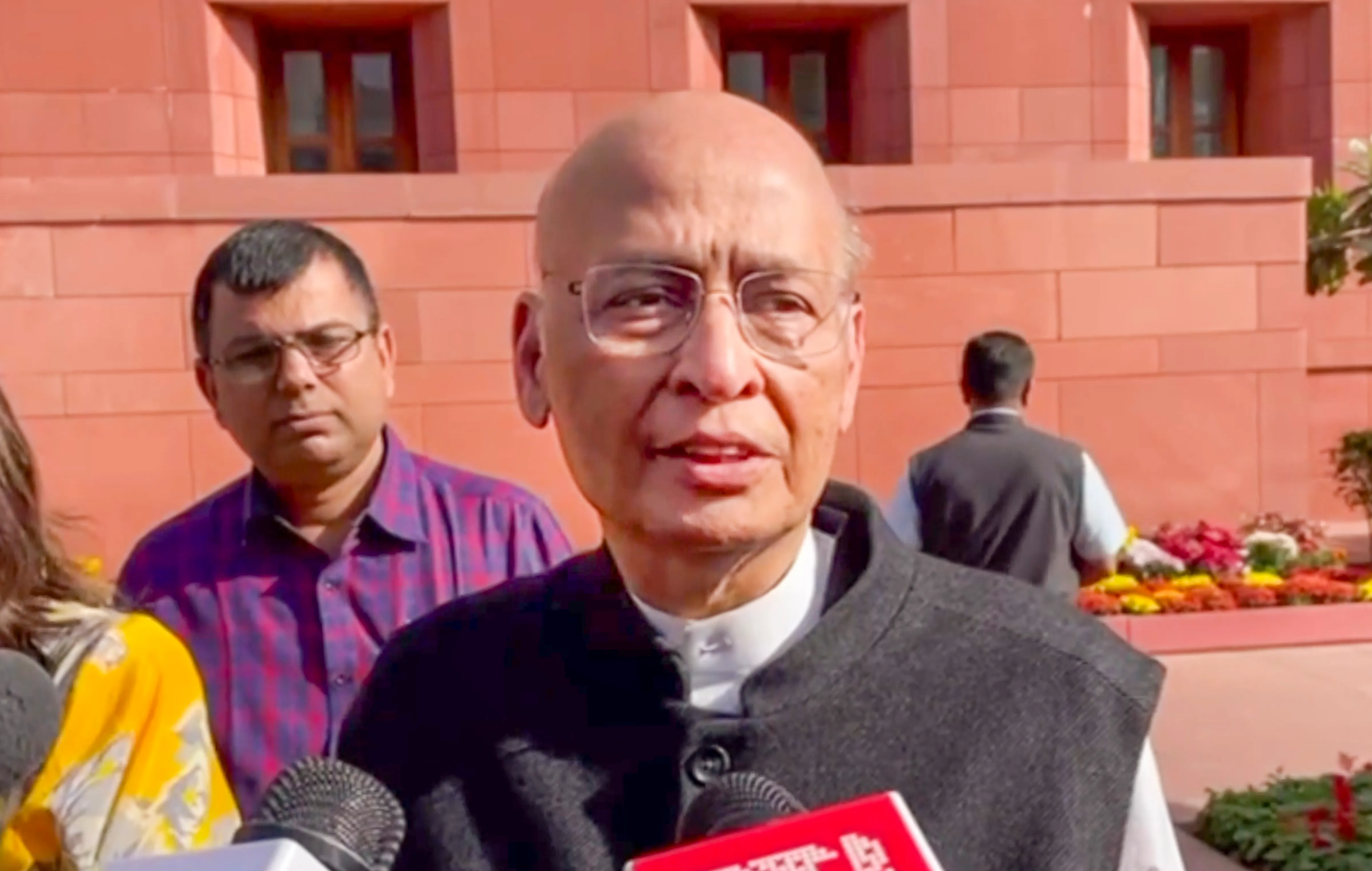 Abhishek Singhvi during Winter session of Parliament