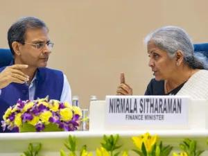 Governor Of The Reserve Bank Of India (RBI) Sanjay Malhotra With Union Finance Minister Nirmala Sitharaman