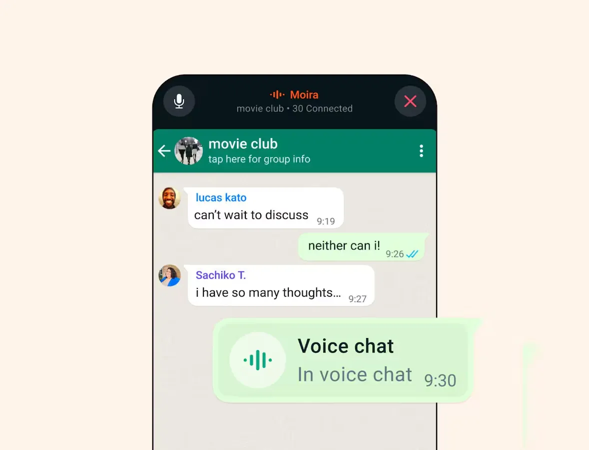 WhatsApp voice chat