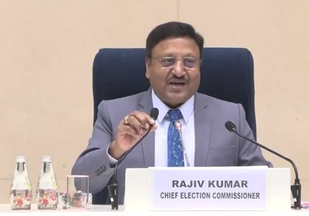 Election Commissioner Rajiv Kumar