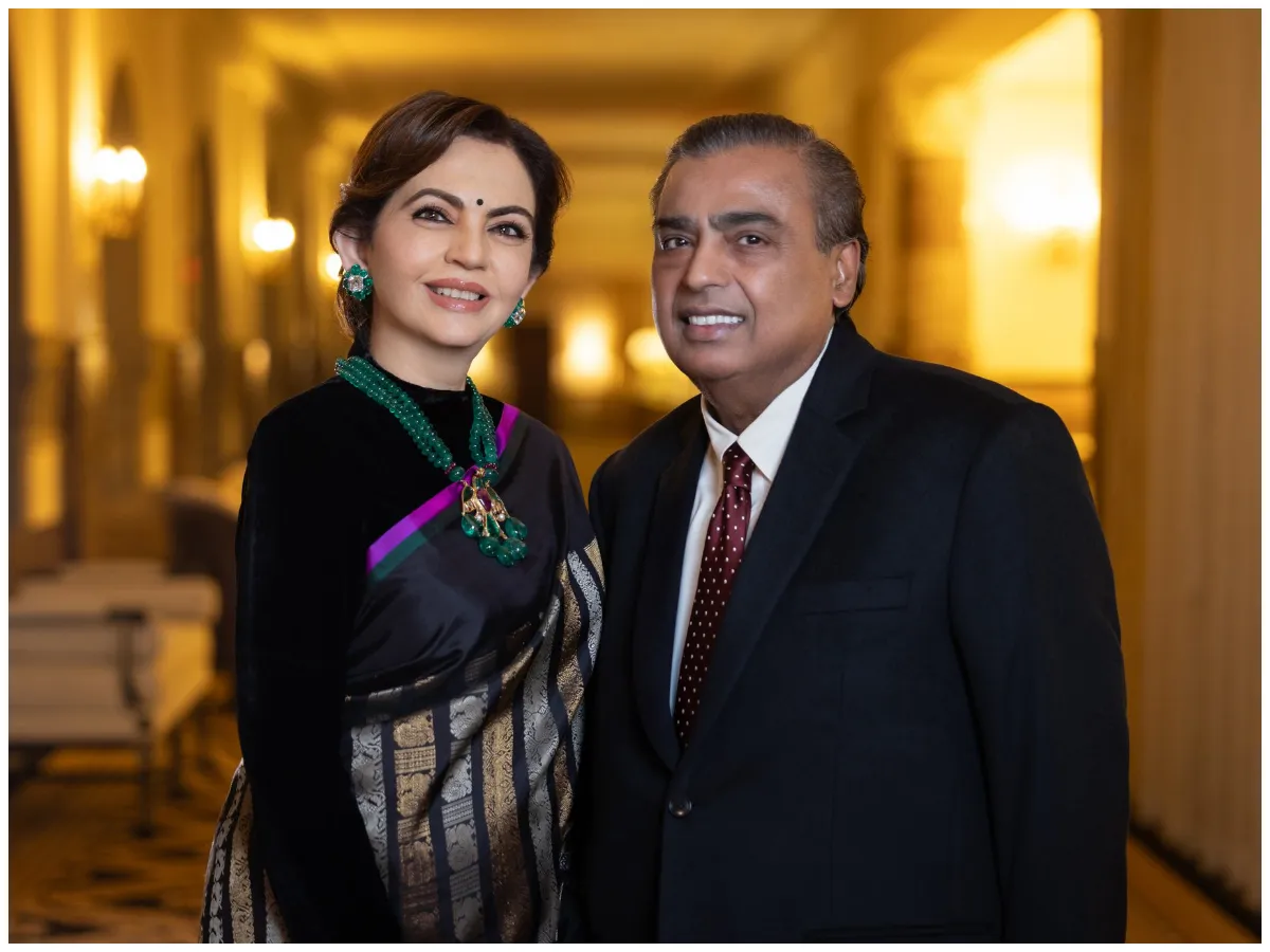 Nita and Mukesh Ambani