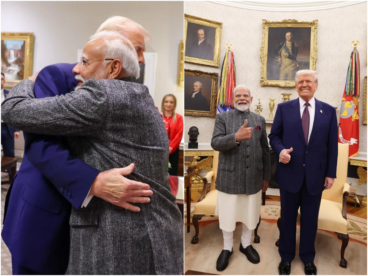 Modi US Visit: ट्रंप ने व्हाइट हाउस में पीएम मोदी का किया स्वागत, बोले- ‘हमने आपको बहुत मिस किया!’ Modi and Trump Meeting