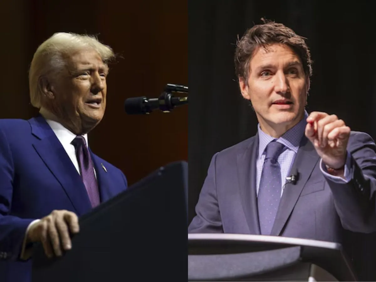 Donald Trump and Justin Trudeau