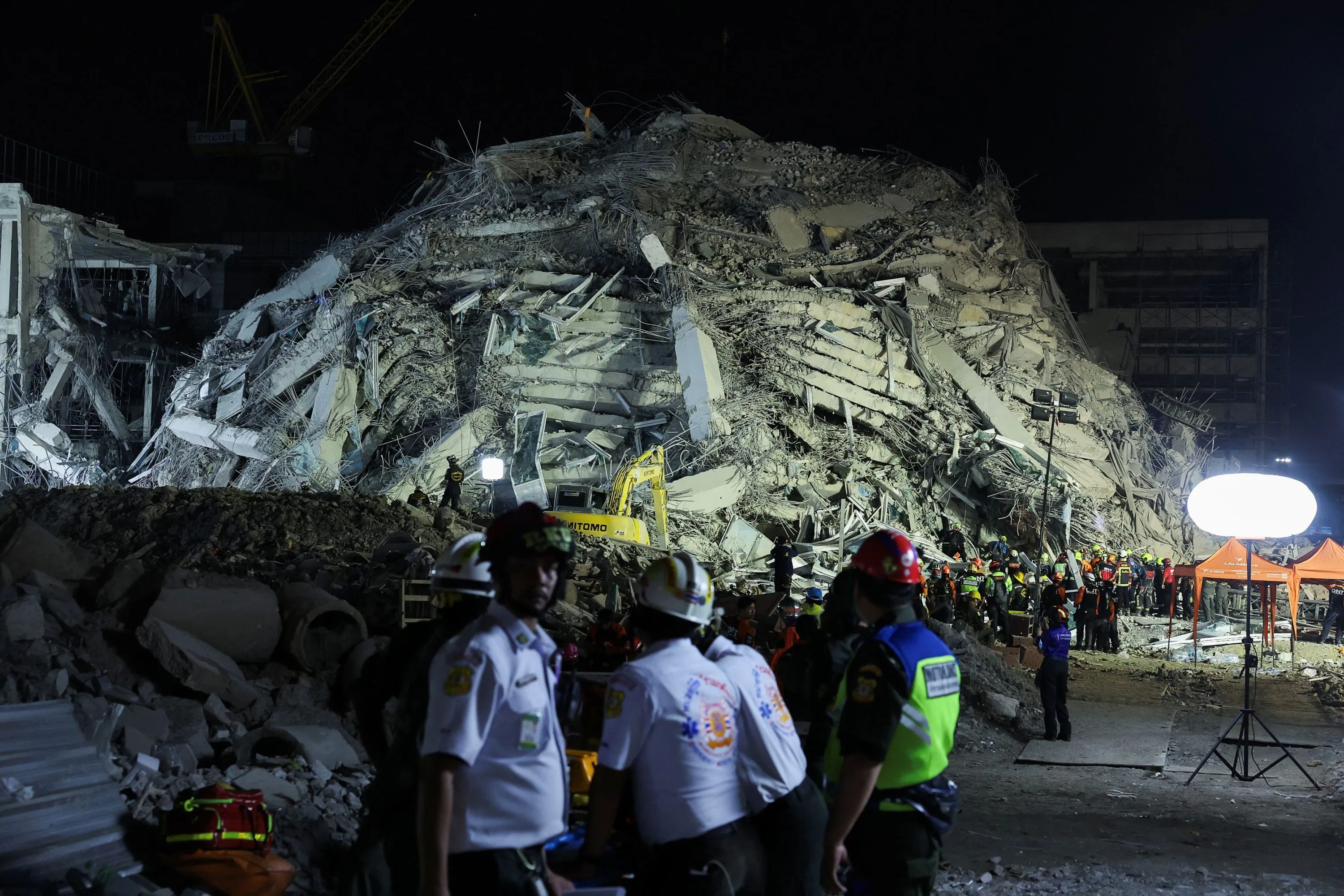 Tremors from an earthquake felt in Bangkok