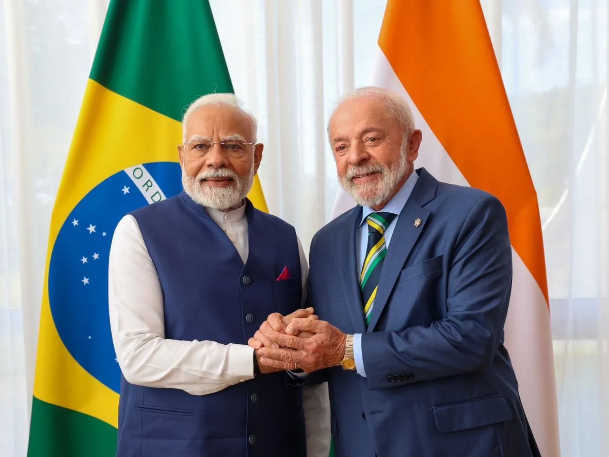 PM Modi meets Brazil President