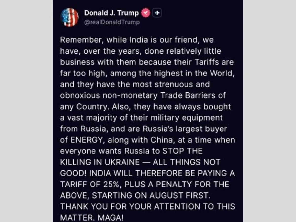 Trump Tariff statement