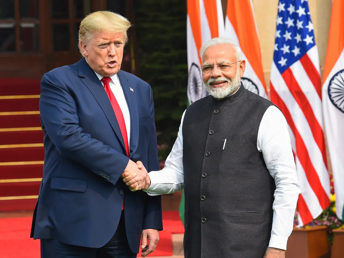 Donald trump india Visit