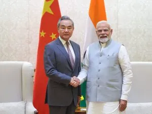 PM Modi and Wang Yi
