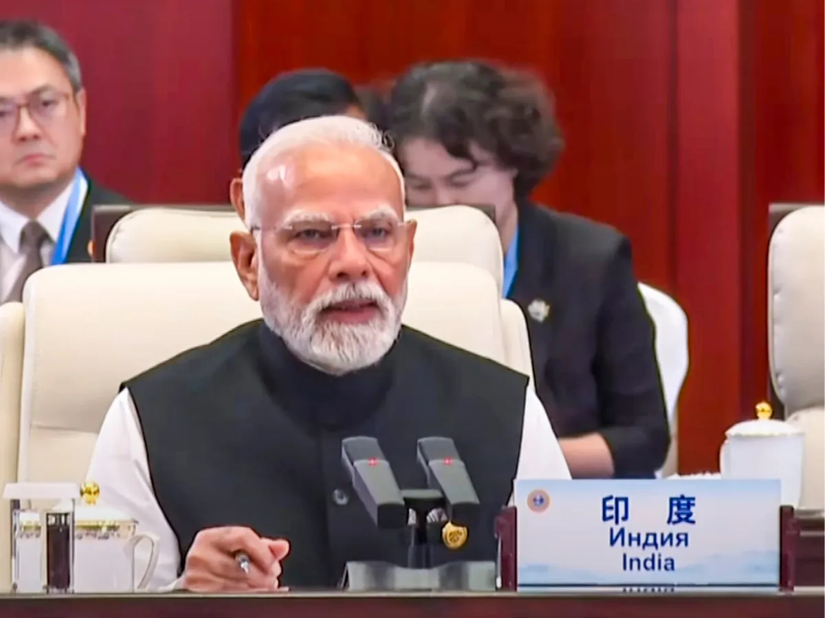 PM Modi at SCO summit 2025