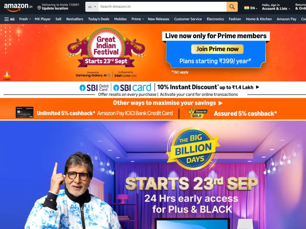 Amazon-Flipkart sale