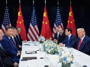 Trump Jinping meeting